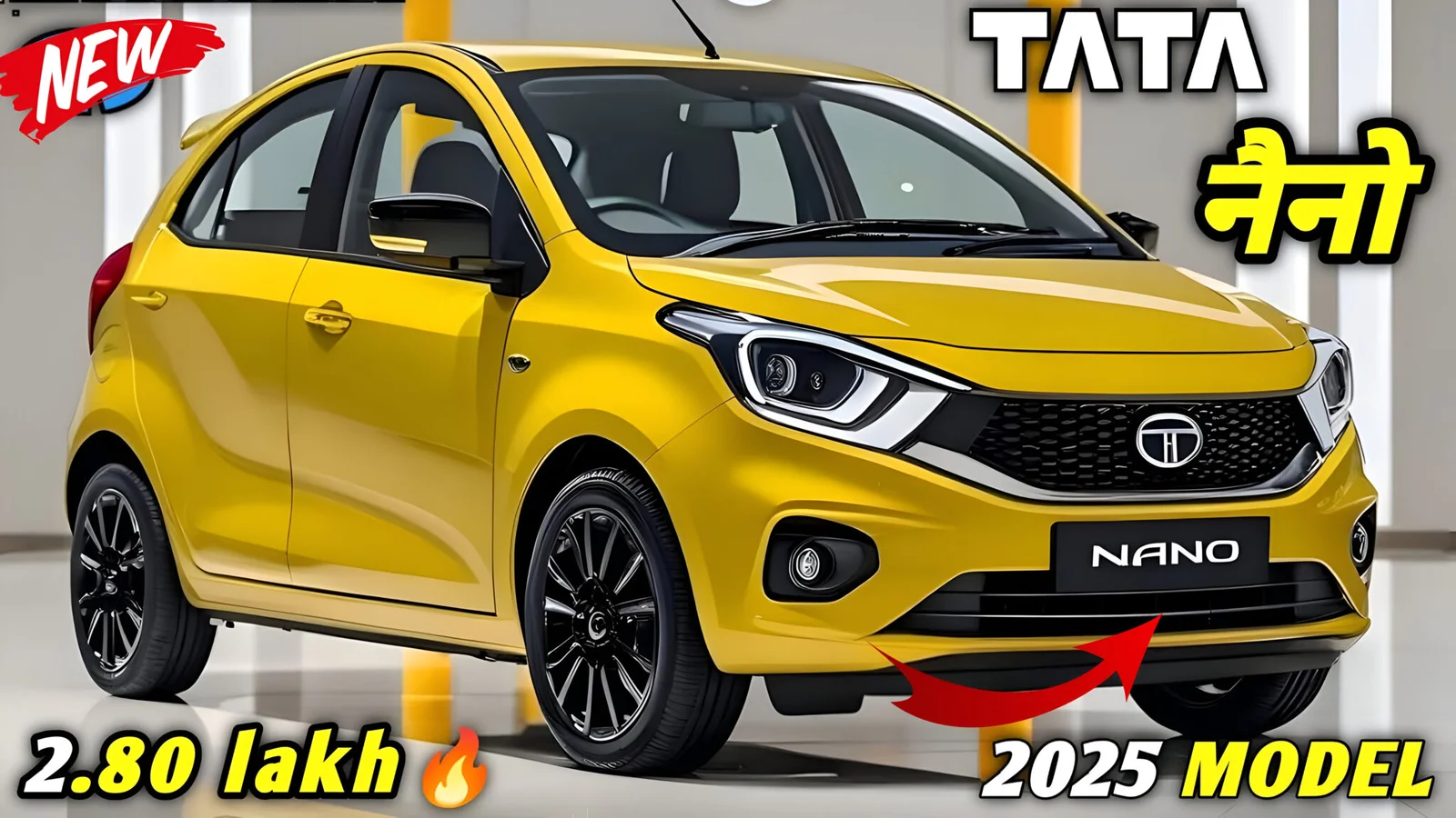 Tata Nano 2025 Launched at ₹1.45 Lakh – 40 KMPL Mileage & World’s Best 4-Seater Family Car Returns!